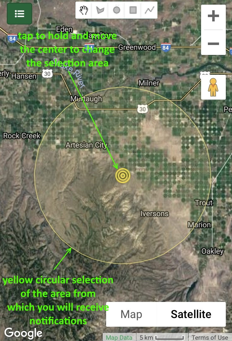 Figure 17: Notification area