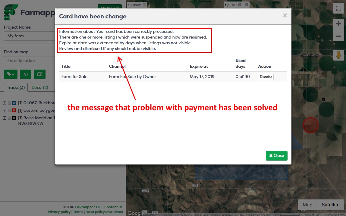 Figure 9: Problem with payments (credit card) is solved